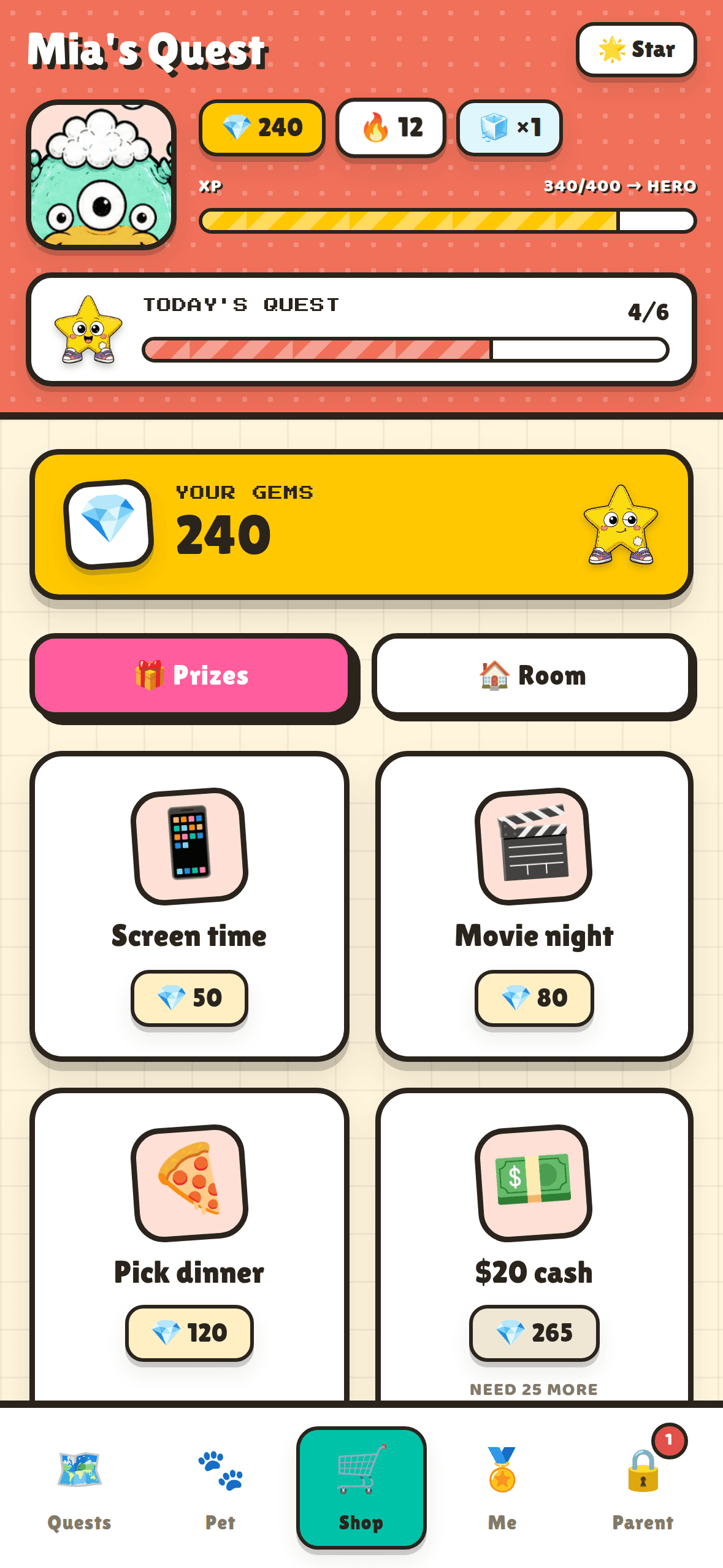 Choreby app screenshot