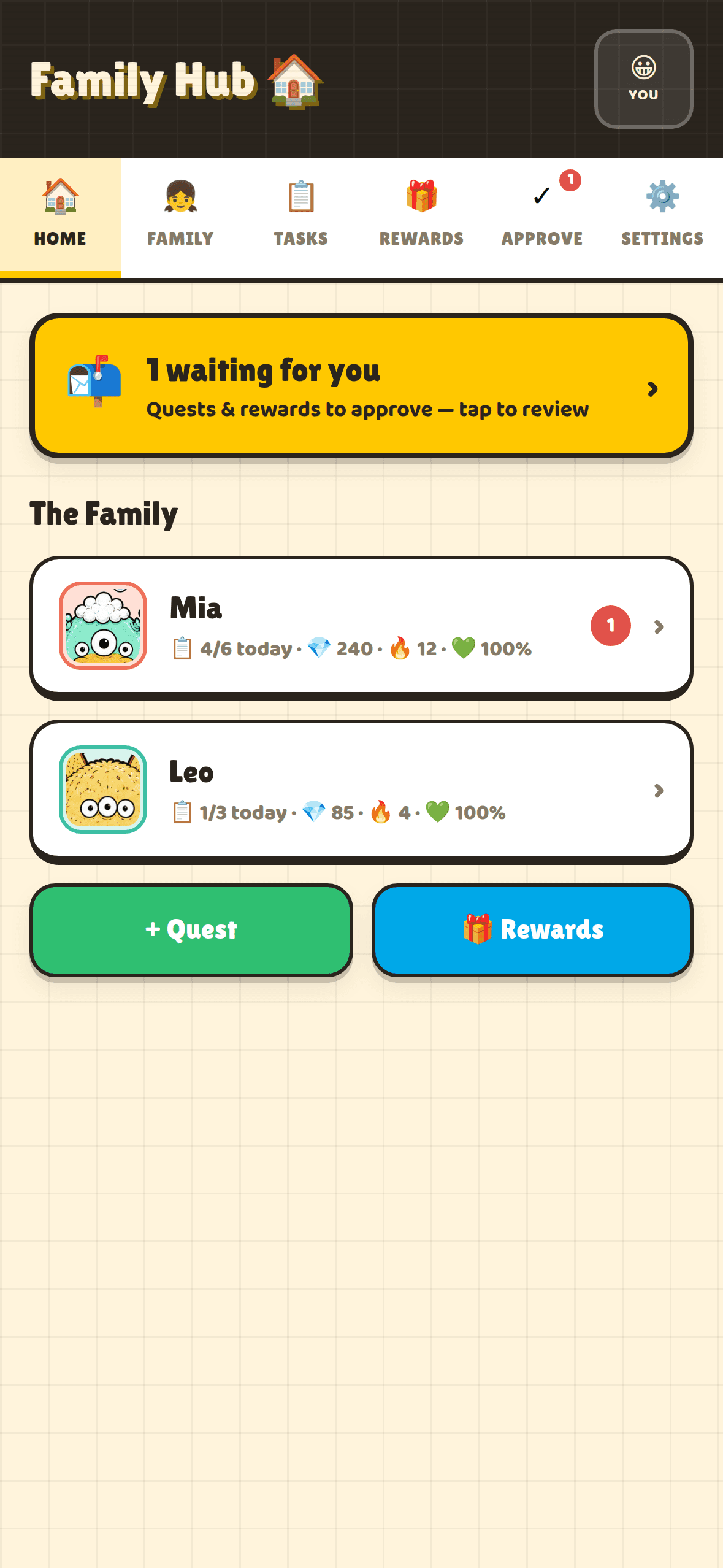Choreby app screenshot